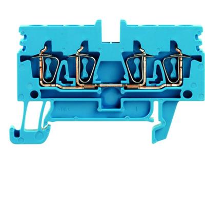 Weidmüller 1933750000 Doorgangsserieklem Spanveer Blauw 50 stuk(s)