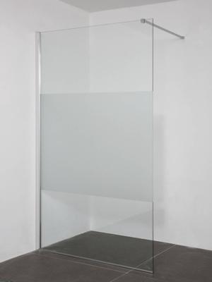 Saqu Modulo inloopdouche met semi-gesatineerd glas 120x210cm