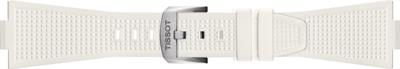 Horlogeband Tissot T603048463 Rubber Wit 12mm