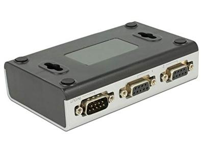 Delock DeLock - Switch - 3 x seriell - Desktop, wandmontierbar Seriële switch