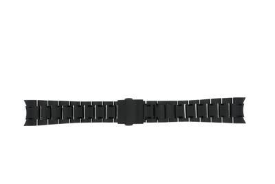 Horlogeband Seiko 8X53-0AB0 / SSE049J1 / M0XF111M0 Staal Zwart 22mm