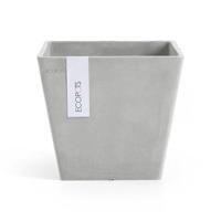 Ecopots Rotterdam kunststof bloempot Wit/Grijs - Ø 37,5 cm - thumbnail
