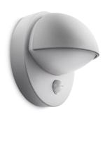 Philips Lighting June 162468716 Buitenlamp met bewegingsmelder (wand) Spaarlamp E27 12 W Grijs - thumbnail