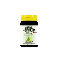 SNP Moringa & spirulina 500mg puur 60 Capsules - thumbnail