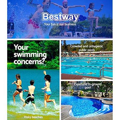 Bestway familiezwembad big lagoon 262x157x46 cm - thumbnail