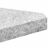 VidaXL Parasolvoetplaten 2 st driehoekig 14 kg graniet grijs - thumbnail