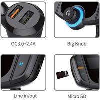 Renkforce RF-FMD-01 FM-transmitter Incl. handsfree-functie - thumbnail
