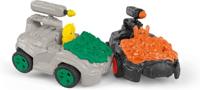 Playset Schleich Jungle Crashmobile with Mini Creature - thumbnail