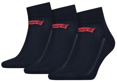 Levi's Mid Cut Batwing Logo Navy 3-Pack-39/42