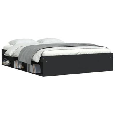 Bedframe zwart 160x200 cm