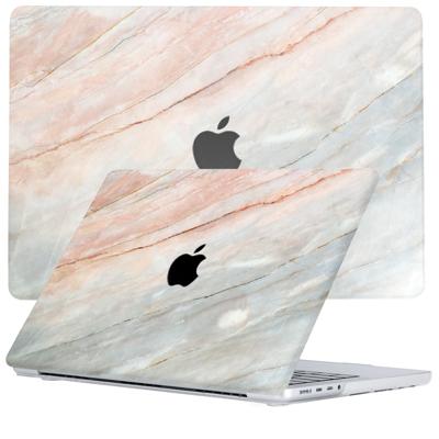 Lunso MacBook Pro 14 inch (2021-2024) cover hoes - case - Marble Aiden
