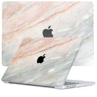 Lunso MacBook Pro 14 inch (2021-2024) cover hoes - case - Marble Aiden - thumbnail