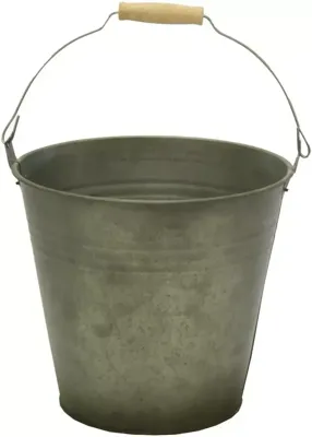 Mega Collections Plantenemmer Zink 1L - Ø13x11cm - Vintage Groen