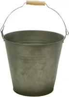 Mega Collections Plantenemmer Zink 1L - Ø13x11cm - Vintage Groen - thumbnail