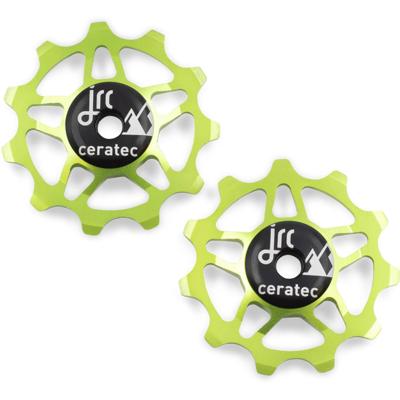 Jrc - keramische derailleur wielset shimano 105 / ultegra / dura ace 12 speed 11t groen