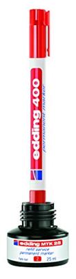 Edding Permanentmarker 4-400-1-1003 Permanent marker Blauw Watervast: Ja
