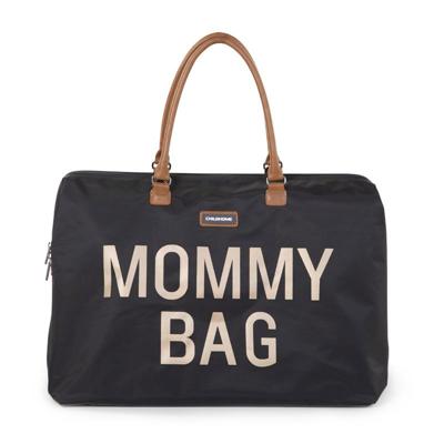 Luiertas Mommy Bag large CHILDHOME zwart goud