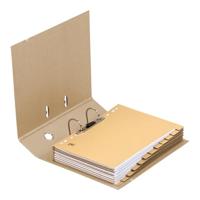 Ordner oxford touareg a4 80mm karton naturel/wit | 10 stuks - thumbnail