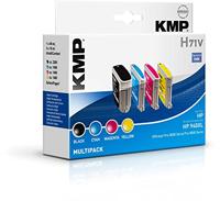 KMP Inktcartridge vervangt HP 940XL, C2N93AE, C4906AE, C4907AE, C4908AE, C4909AE Compatibel Combipack Zwart, Cyaan, Magenta, Geel H71V 1715,4005 - thumbnail