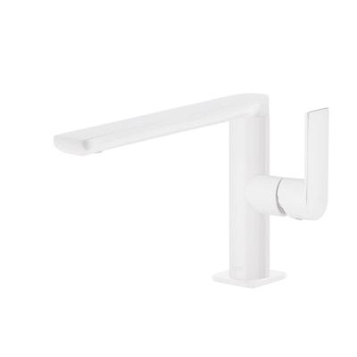 Wastafelmengkraan Tres Loft Colors 1-Hendel Uitloop Recht 15,5 cm Rond Mat Wit Tres Wastafelmengkraan Tres Loft Colors 1-Hendel Uitloop Recht 15,5 cm Rond Mat Wit Tres