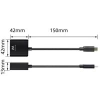 USB-kabel Ewent EW9825 Zwart 15 cm - thumbnail