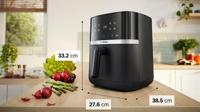 Bosch Serie 4 MAFS2462B friteuse Enkel 6,1 l Vrijstaand 2050 W Heteluchtfriteuse Zwart - thumbnail
