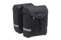 Cameo Sports Dubbele Fietstas Zwart 28L - thumbnail