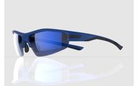Mirage zonnebril sport met 3 paar lenzen blauw/zwart - thumbnail