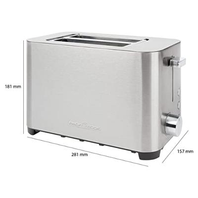 Profi Cook PC-TA 1251 Broodrooster Met broodrekje RVS Profi Cook PC-TA 1251 Broodrooster Met broodrekje RVS
