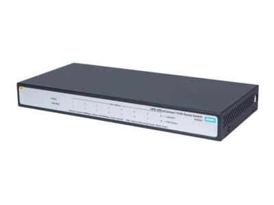 HP Officeconnect 1420 8G PoE + (64 W) Ungemanad L2 Gigabit Ethernet (10/100/1000)-Power Over Ethernet (PoE) 1U Grijs