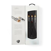 Nedis Subwoofer-Kabel | RCA Male | 2x RCA Male | 3 m | 4.5 mm | 1 stuks - CATB24000GY30 - CATB24000GY30 - thumbnail