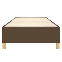 Boxspringframe stof donkerbruin 90x200 cm - thumbnail