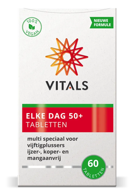 Vitals Elke dag 50+ 60 Tabletten