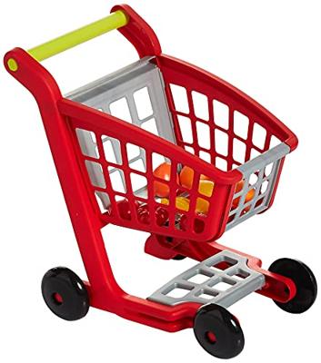 Ecoiffier 100% chef winkelwagen met boodschappen - thumbnail
