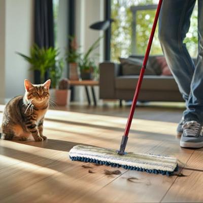 Reservemop voor Schrobben Vileda Microvezel (45 x 12 cm) - thumbnail