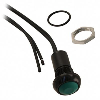 APEM IPR3FAD3 IP Series Druktoets 28 V/DC 5 A 1x uit/(aan) Moment (Ø x h) 12 mm x 20 mm IP69K 1 stuk(s)