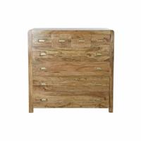 Ladekast DKD Home Decor Natuurlijk Acacia Koloniaal 110 x 45 x 108 cm - thumbnail