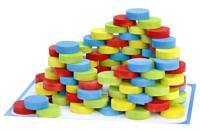 Iglooo 100 stuks - JEUJURA - Behendigheids- en logicaspel met pucks en matten, spelregels inbegrepen - thumbnail