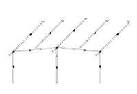 Dorema Frame Voortent Staal EasyGrip 25mm diepte 240 - thumbnail
