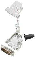 encitech DTSL15-LJSRG-S-HDP26-W-K 6355-8043-02 D-sub male connectorset 45 ° Aantal polen: 26 Soldeerkelk 1 stuk(s) - thumbnail