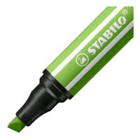 STABILO pen 68 max viltstift met dikke beitelpunt lichtgroen - thumbnail