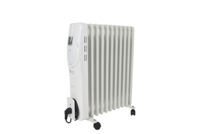 Olieradiator 2500 W 11 ribben lcd- Perel - Perel