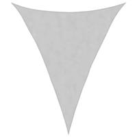 VidaXL Zonnezeil 3x4x4 m 100% polyester oxford lichtgrijs - thumbnail
