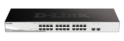 D-Link DGS-1210-26 gemanaged L2 Gigabit Ethernet (10/100/1000) 1U netwerkschakelaar zwart/grijs