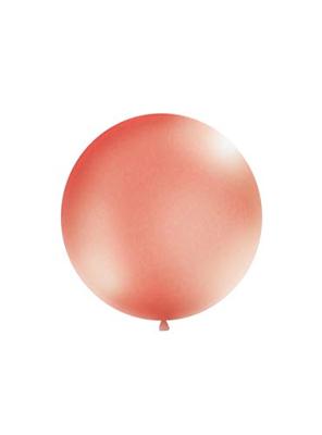 Mega Ballon Metallic Rosé Goud - 1m