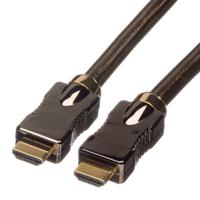 ROLINE HDMI Ultra HD Kabel met Ethernet, M/M, zwart, 1,5 m - thumbnail