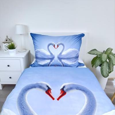 Zwaan dekbedovertrek 140 x 200 cm - 70 x 90 cm - polyester Zwaan dekbedovertrek 140 x 200 cm - 70 x 90 cm - polyester