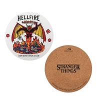 Stranger Things Coaster 4-Pack Hellfire Club - thumbnail
