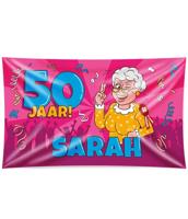 Paperdreams gevel vlag xxl sarah cartoon - thumbnail