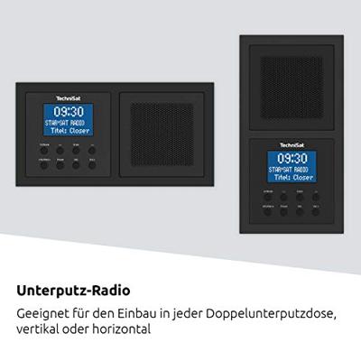 TechniSat DIGITRADIO UP 1 Muur gemonteerd Analoog & digitaal Zwart TechniSat DIGITRADIO UP 1 Muur gemonteerd Analoog & digitaal Zwart